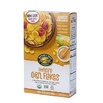 네이쳐스패스 글루텐 프리 허니 콘 플레이크 시리얼 300.5g(10.5온스) GMO 지방 진짜 꿀로 단맛을 더함(467103), 10.6 Ounce (Pack of 6)
