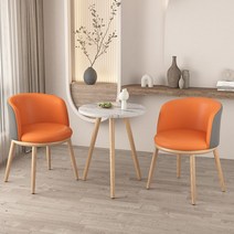 부부 안방 테이블세트 베란다 티테이블 카페 2인 원형, O2타입, 상세페이지 참조