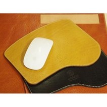 1300k [주문제작] [제이엔케이] 가죽 마우스패드. (real leather MOUSE PAD) Yellow