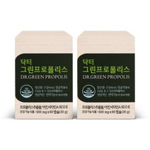 닥터 그린프로폴리스 60캡슐 x2박스 (2개월), 닥터 그린프로폴리스 60캡슐 x2