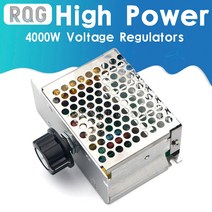 4000W AC 110V-220V SCR 가변 모터 속도 컨트롤러 제어 디밍 조광기 전압 조정기 온도 조절기 수입 고전력