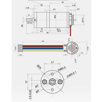 하이보1마력GM25-370 마이크로 DC 기어 모터 6V 12V 24V 인코더 속도 측정 코드 플레이트 선물 브래킷, 04 250rpm_02 12V