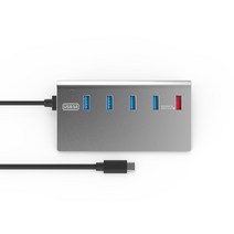 넥스트 NEXT-329TC USB3.1 C타입 to USB 3.0 허브 5포트 고속충전 무전원 USB허브, 선택없음