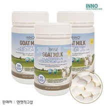 이노헬스앤케어 뉴질랜드 산양유 츄어블 300정 3개 - 초유 락토페린함유, 뉴질랜드 프로폴리스 치약, 300츄어블정 - 3개