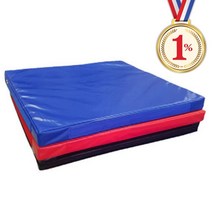 일프로- CME-1120 PE 유도매트 1m x2m 벨크로 부착 학교용품 체육관, 빨강
