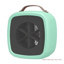 열풍기 사무실 캠핑 미니온풍기 전기 미니 팬 히터 220V 500W 데스크탑 난방 스토브 라디에이터 따뜻한 기계 95AC, Green