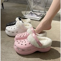 여성용 털안감 탈부착 슬리퍼