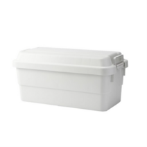 무인양품 MUJI 튼튼한 수납 박스 XL 4549337526266, 2개, 반투명