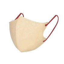 일본 마스크 CICIBELLA 여성용 3D 컬러 입체 20개입, 베이지 레드, C타입(13.8cm×11.3cm)개