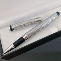 럭셔리 MB 블랙 수지 롤러 볼 펜 젤 잉크 사무 용품 볼펜 Elegantes 쓰기, single roller pen-4