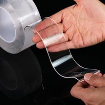 인터바겐 초강력 실리콘양면테이프 자국없는테이프 주방 매직 괴물 재사용 테이프 1mm*20mm*5M, 1개