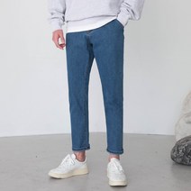 남자 청바지 히든밴딩 스판 테이퍼드 빅사이즈 일자 워싱 국민 팬츠(5color)