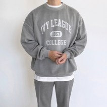 애드매이브 피그먼트 아이비 오버핏 맨투맨 티셔츠(4color)
