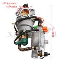 가솔린 발전기 캠핑용 휘발유 168 188 기화기 이중 연료 LPG NG 변환 키트 2KW 3KW 170F GX200 에 가능, 06 188-C