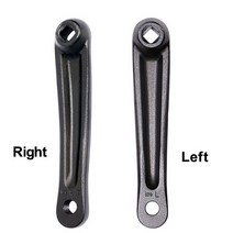 크랭크암 동적 자전거 170mm 크랭크 전기 중앙 모터 셋 왼쪽 및 오른쪽 다리 다이아몬드 구멍, 01 170mm