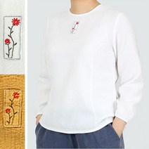 [천삼백케이] [조선클로젯] 2859 라온 신축성 있는 쟈가드 블라우스 쟈가드면 2색상