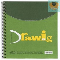 [아트앤디자인]_드로잉스케치북_연미색_/_16절/23매_200g 3D1B, 상세페이지 참조