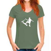 Man T Shirts Stunt Scooter Funny 코튼 탑 플러스 사이즈 For Crew Neck Clothes, 13 WoMen pea green_08 XXXL
