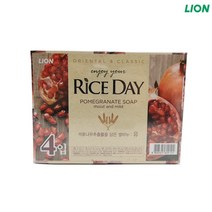 라이스 석류 쌀비누 세안 보습 세면 비누 4개입, ll개별제품ll