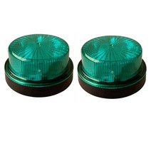 비상 스트로브 라이트 트럭 사이드 12V/24V LED 트레일러 클리어런스 밴 마커 레드/화이트/앰버/블루/그린, 02 12V -24V, 02 Green