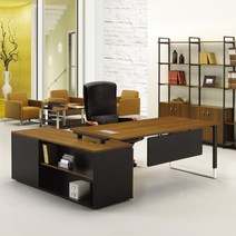 [퍼니럭스] 레이첼 305 모던중역 사이드 책상세트-월넛우형, 단품