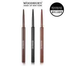 [우드버리] 크리미 젤 슈퍼 슬림 아이라이너 X 2개, 상세 설명 참조, 샴푸 선택:02_Brown 1+1