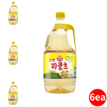 맛있는 피클초 1.8L 6개 냉국 피클 오이 식초 cucumber pickle vinegar 업소용 가정용 식자재 식재료 절임용 요리용 대용량 무침용 과일 미역 골뱅이무침 재료