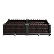 21세기트랜드 조립식 텃밭 대형화분, 텃밭기본-2칸1단세트