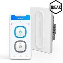 아이디크 부르시오 IOT 스마트스위치 블루투스스위치 국내생산 타이머 전등 조명 리모컨, 1구