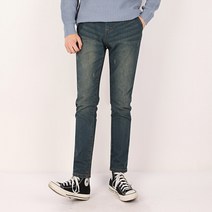 스타일에스 BJ 남자 빅사이즈 밴딩 워싱 청바지