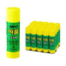 아모스 딱풀 25g x 20개 풀 아모스풀 접착제 고체풀 만능풀 종이풀 문방풀 접착풀