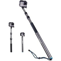 Smatree 뜨는 셀카 막대 셀카 막대 신축 가능 (31cm-100cm) 탄소 섬유 GoPro소니DJIOSMO디지털 카메라RICOH 등 액션 카메라에 대응 가능 수중 촬영 기재 경량 알루미늄제 방수