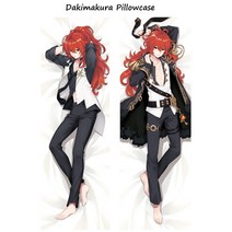2D Genshin Impact Dakimakura Handsome Tartaglia 베개 커버 허깅 바디 베개 케이스 애니메이션 게임 베개 케이스 Otaku Pilow 1, 베갯잇 No.8, 180X60cm 베갯잇, 1개