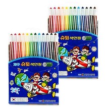 지구화학 슈퍼 색연필 샤프식, 12색, 3개, 12색