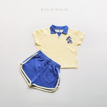 키치키치 디즈니 미키 카라티 상하세트 아동복 여름옷 등하원 형제 자매 남매룩