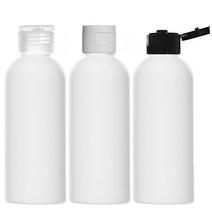 원터치캡용기 30ml 50ml 60ml 75ml 80ml 100ml 똑딱이공병 어매니티공병, 1개, 80ml백색용기 검정캡
