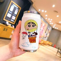 캐릭터 보틀 휴대용 텀블러 짱구 스테인레스 물병, K