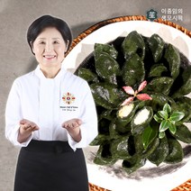 요리연구가 이종임 흑임자 생모시떡 3팩+동부 생모시떡 3팩(총6팩)