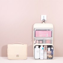 슈가제니 휴대용 여행 세면도구 화장품 2단 파우치 가방