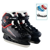 스피드스케이트 아이스 하키 피겨스케이트 쇼트트랙 내피분리 블랙 핑크 2종 링크 레슨 강습, 36, 숏스케이트