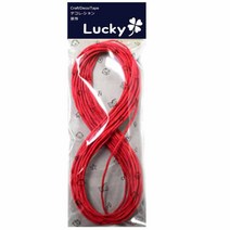 종이끈 가는 지끈 굵은 지끈 선물 포장 마 트와인 리본 바인더, 01 가는지끈 빨강