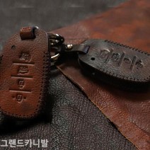 mirmall_그랜드카니발 스마트키케이스 가죽홀더 자동차 폴딩 차 차량 수제 커버+★★★★★, ▶▶,이걸로토드기아4버튼C타입, 블랙