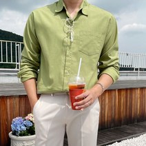 [게리오] [SLO.07] 산뜻함이 느껴지는 분위기깡패 린넨 셔츠