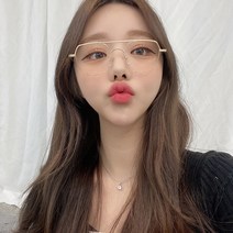 하리몽드 남자 여자 스틸 사각 라운드 투브릿지 보잉 안경테