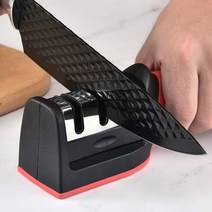 논슬립 3중 핸들 칼갈이 숫돌 가정용 숯돌 기 세라믹 칼연마, 단품