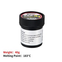 PCB 컵 LED 재 작업 공구를 위한 138 ℃ Meteling 점 용접 유출 Kaisi 납땜 풀 무연 주석 220, 183C 40g, 05 183C 40g