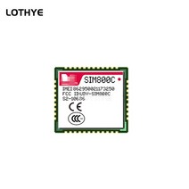 오디오 앰프 10PCS SIM800C 쿼드 밴드 GPRS/GSM 소형 블루투스 모듈 음성 SMS 데이터 전송 고성능 24M/32M, 01 24M Standard