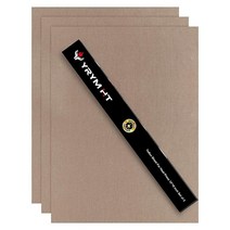 열 프레스용 PTFE 테프론 시트 3팩 40.6 x 30.5cm(16 12인치) 논스틱 전사 용지 세탁 가능 재사용 가능한 내열성 베이킹 공예 매트 5162611383, 12