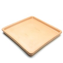 밝은 황토색 이태리 정사각 화분받침 30x30 셀프 토분