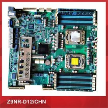 서버컴퓨터 데스크탑 노트북 asus z9nr-d12chn lga1356용 원본 마더보드 통합 4 네트워크 카드 좋은 품질, 없음